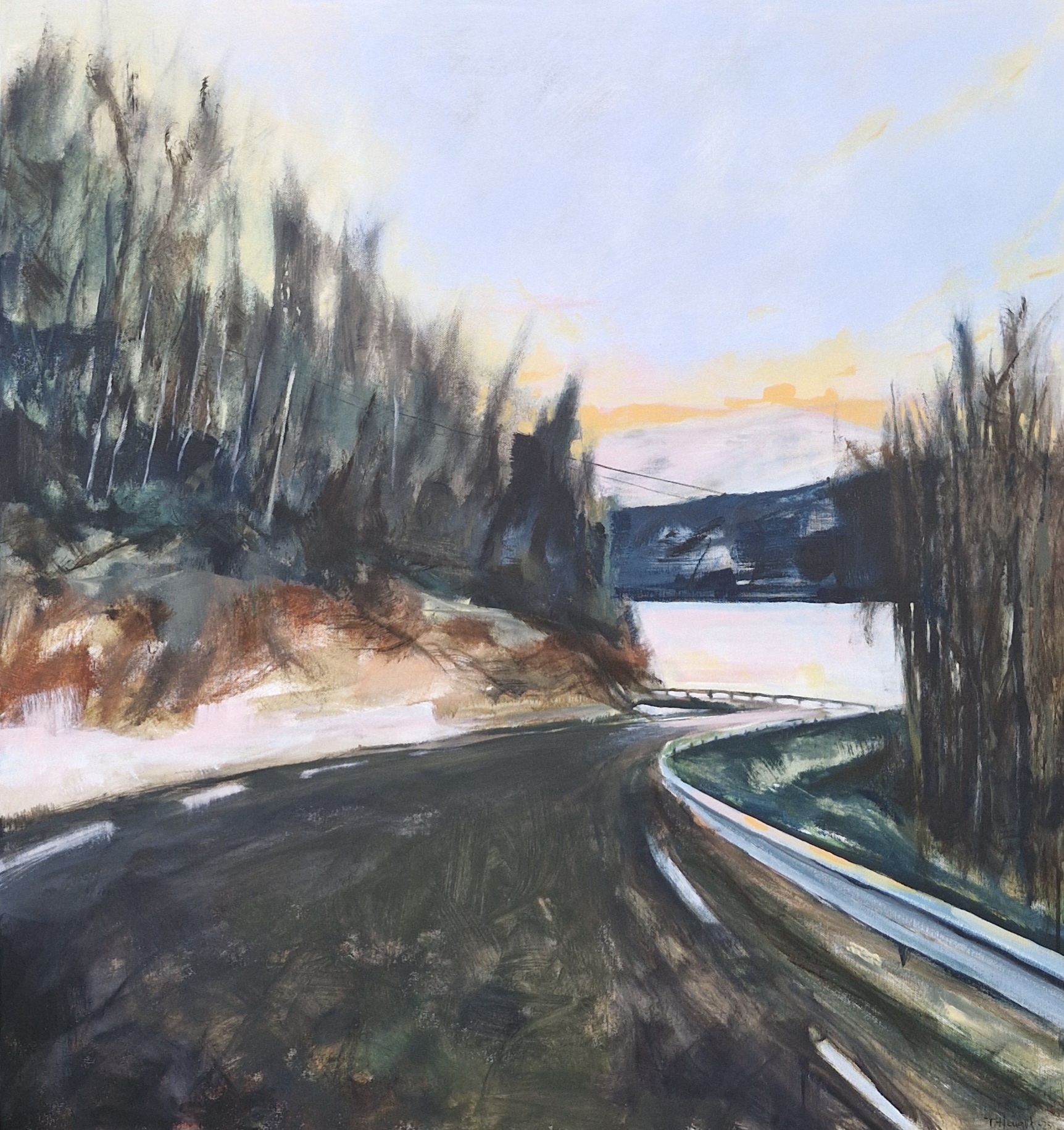 Før solen vet, 80 x 85 cm