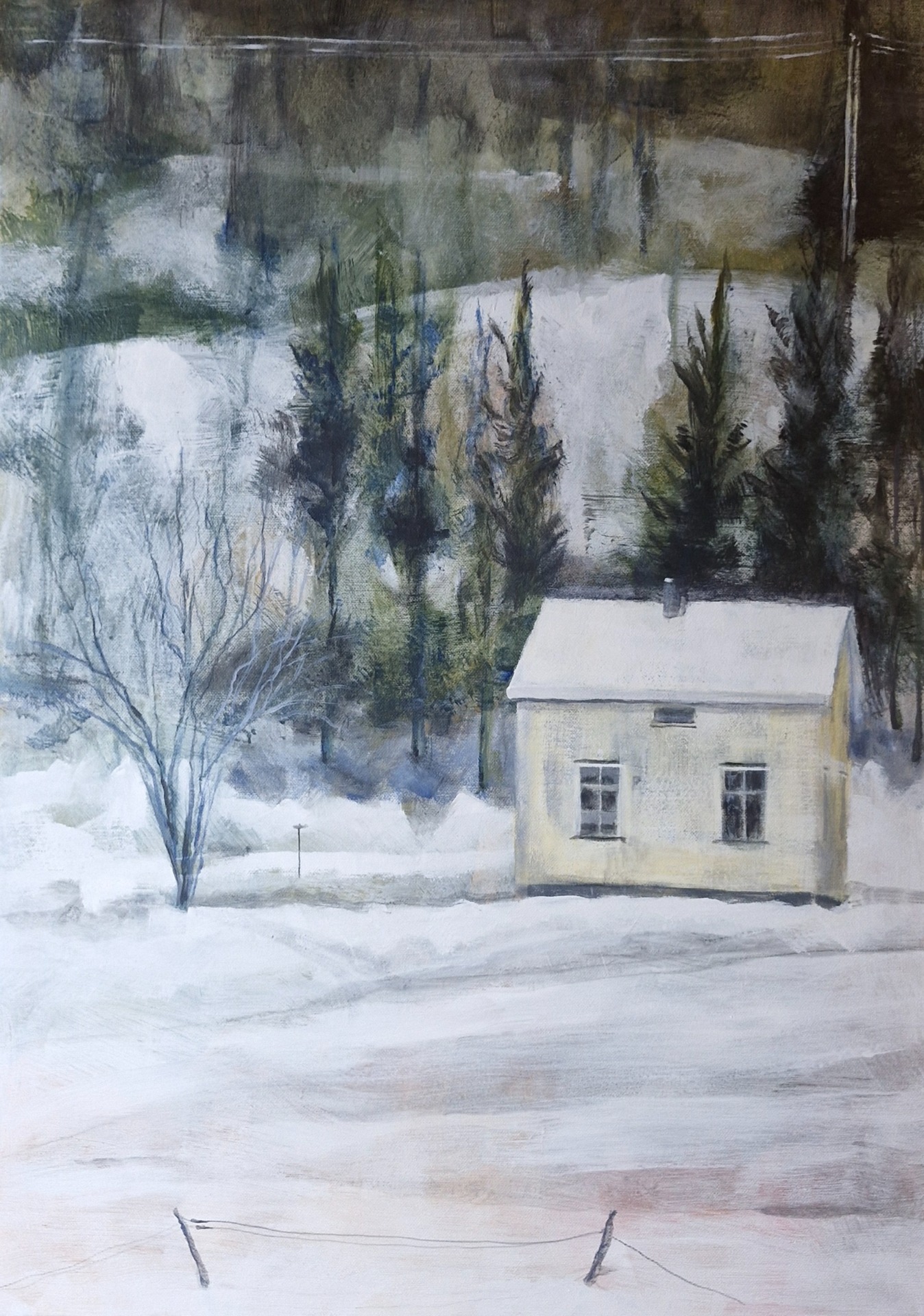 En perle, 50 x 70 cm, solgt