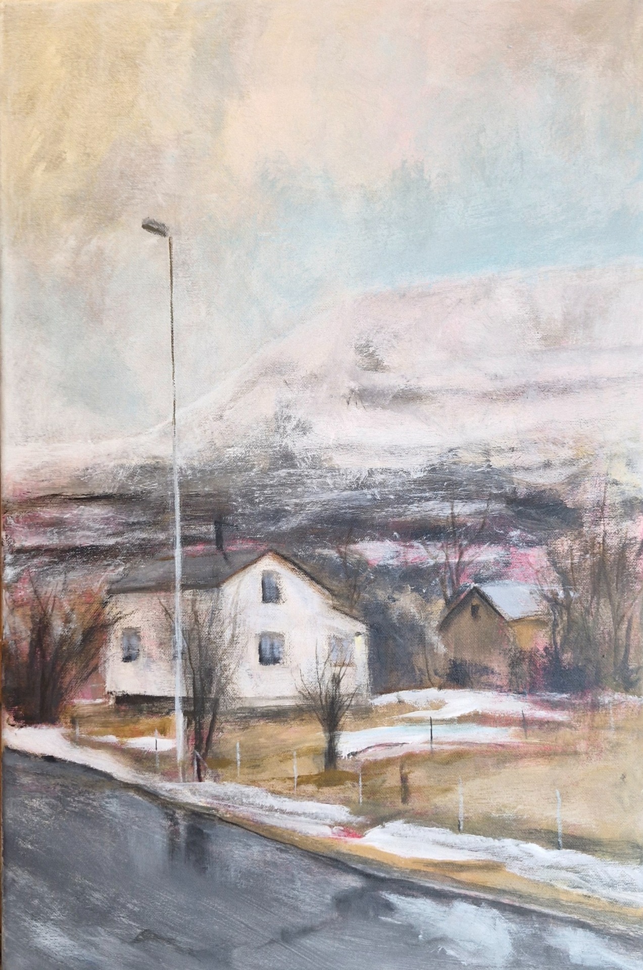 Tidlig vår 40 x 60 cm ( solgt)