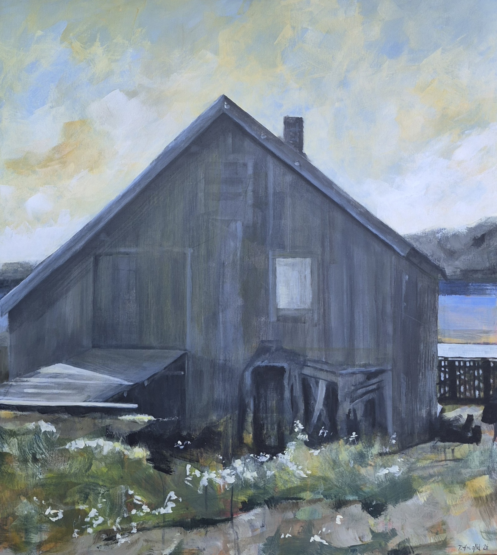 Det som ble igjen 90 x 90 cm
